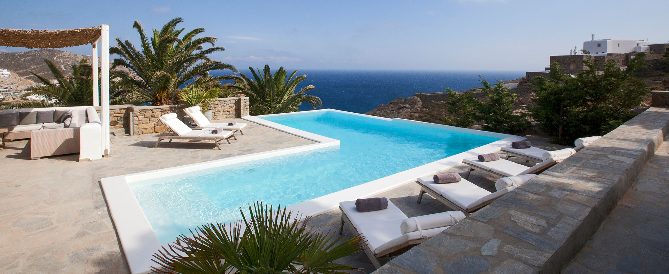 Our Luxury Villa Overlooking Elia Beach in Mykonos